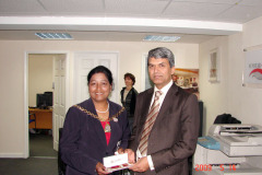 Mayor of Southwark at Head Office 2009