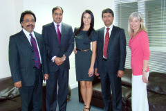 Miss Universe at Head Office April 2010